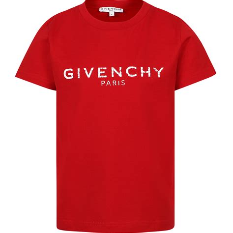 givenchy t shirt red|givenchy kleding.